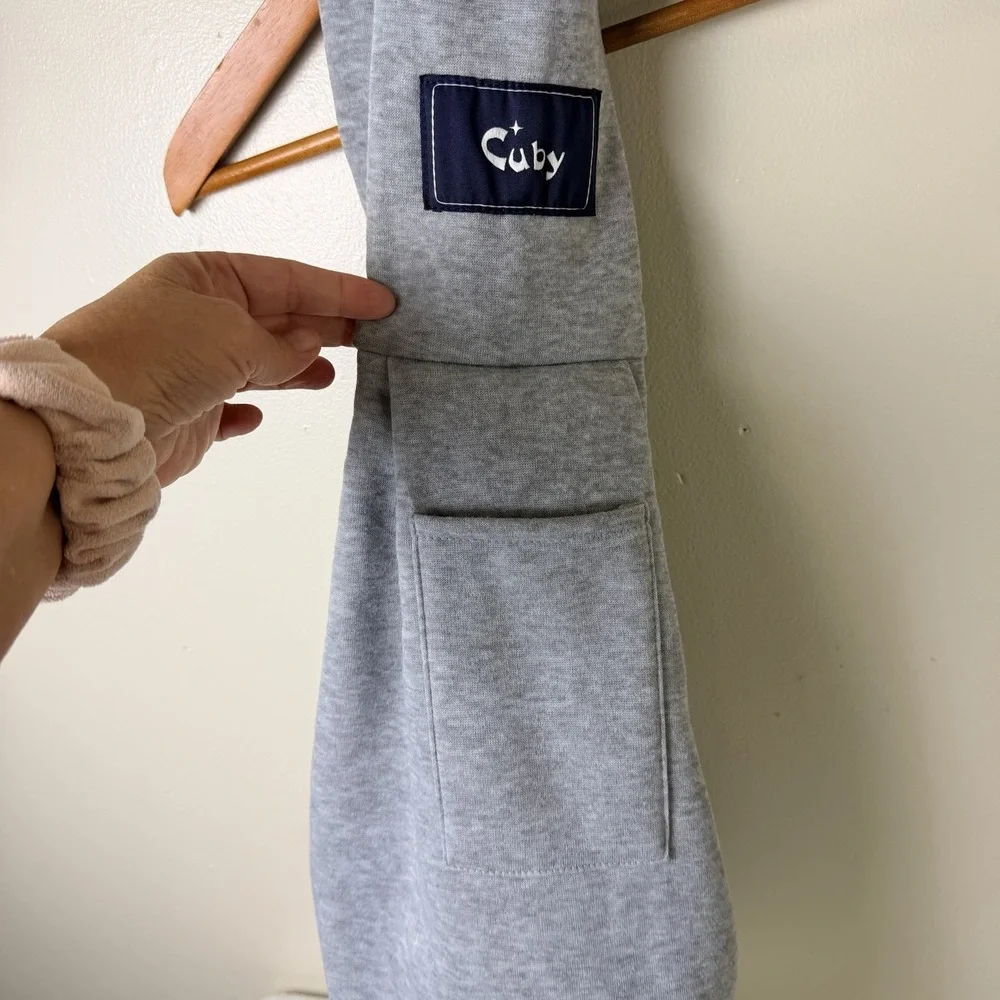 CUBY Dog & Cat Sling Carrier - Hands Free Pet Papoose Bag